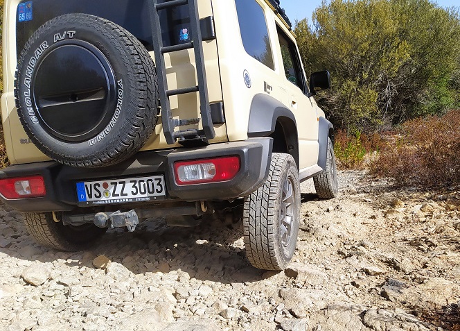 Jimny in Désert des Agriates