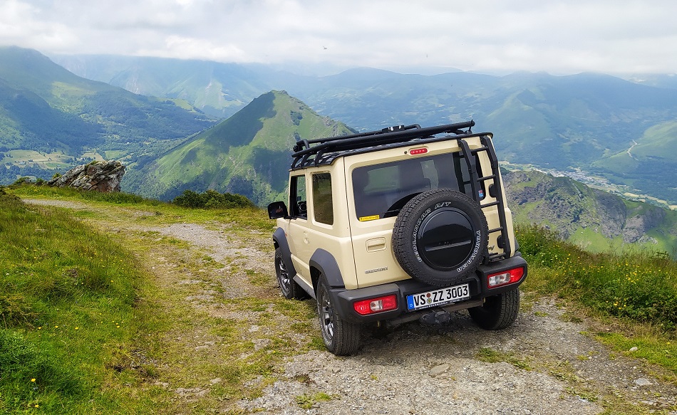 Jimny in den Pyrenäen