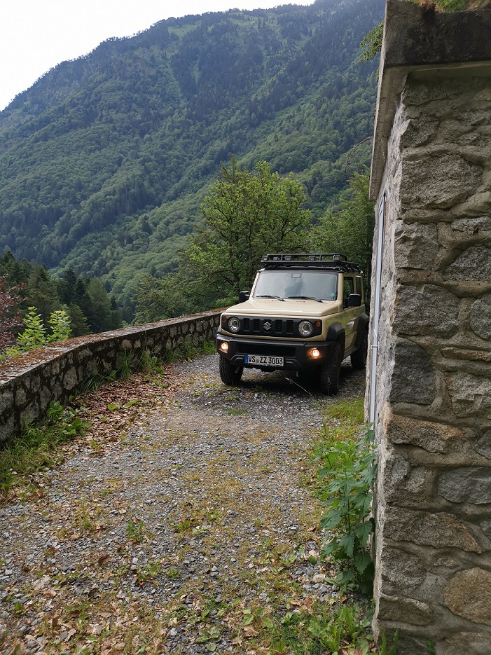 Jimny in den Pyrenäen