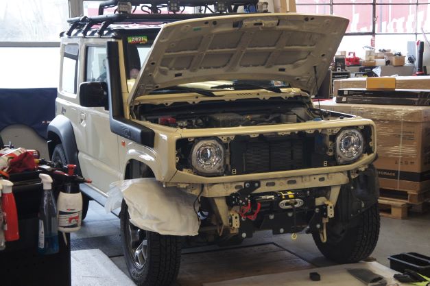 Umbau Jimny Schnorchel