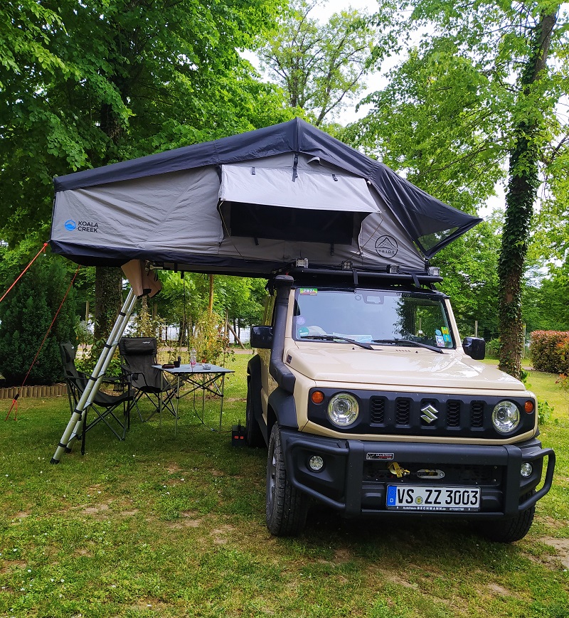 Jimny mit Dachzelt